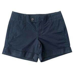 GAP Navy Blue Cuffed Shorts Women’s Size 0 Cotton